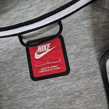 толстовка найк: Мужская толстовка, L, Nike, Новый, цвет - Серый, Самовывоз, Платная доставка — 7