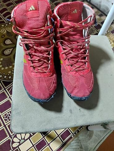 мужской обувь бу: Мужские кроссовки, 38.5, Adidas, Б/у, цвет - Красный — 3