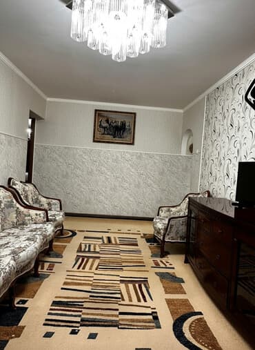 2 комнатная квартира бишкек: 3 комнаты, 58 м², 104 серия, 1 этаж, Косметический ремонт — 2