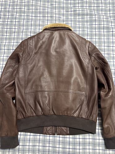 кыргызские национальные платья на прокат бишкек: Кожаная куртка, Классическая модель, Натуральная кожа, Приталенная модель, С меховой отделкой, Удлиненная модель, M — 2