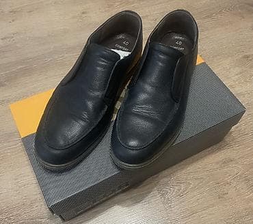 ecco 37 38: Мужские туфли, 40, Etor, Новый, цвет - Черный, Самовывоз — 1