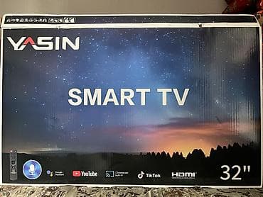 Смарт‑телевизор YASIN 32" НОВЫЙ - Диагональ: 32" - Платформа Smart TV