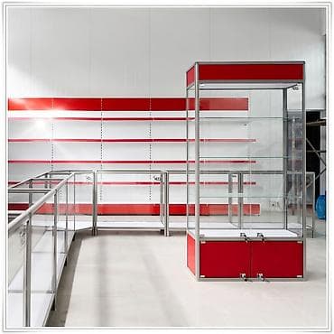 шкаф медицинский стеклянный: Витрина прилавок витрина стеклянная, торговые витрины металлические — 10