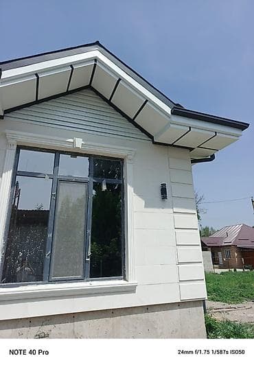 Отделочные работы: Подшивка карнизов и навесов фасадными ПВХ/AL панелями - Аккуратная — 3