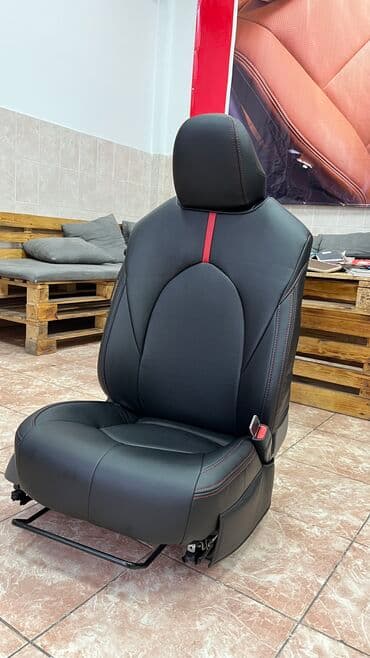 чехол камри 30: Чехлы Кожаные, цвет - Серый, Toyota — 6