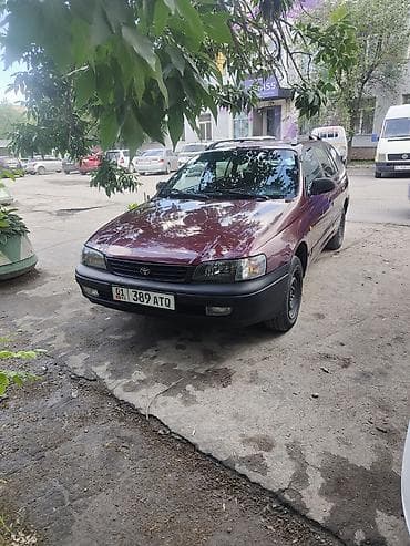 Toyota Carina E: 1995 г., 1.6 л, Механика, Бензин, Универсал at lalafo.kg Toyota Carina E: 1995 г., 1.6 л, Механика, Бензин, Универсал