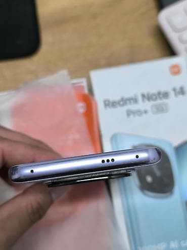 планшет лингбо: Redmi, Redmi Note 14 Pro Plus, Б/у, 512 ГБ, цвет - Фиолетовый, 2 SIM — 4