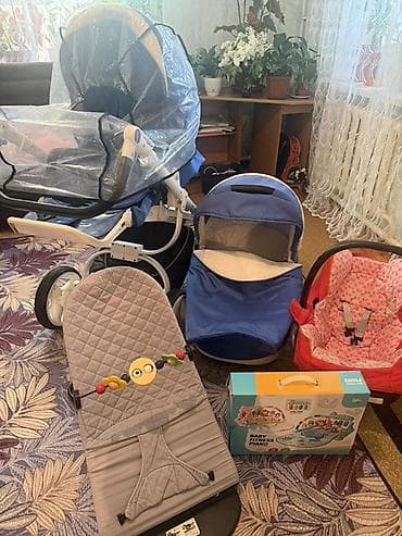 коляска детская с люлькой: Детский комплект для новорождённого и малыша: - Универсальная коляска — 1