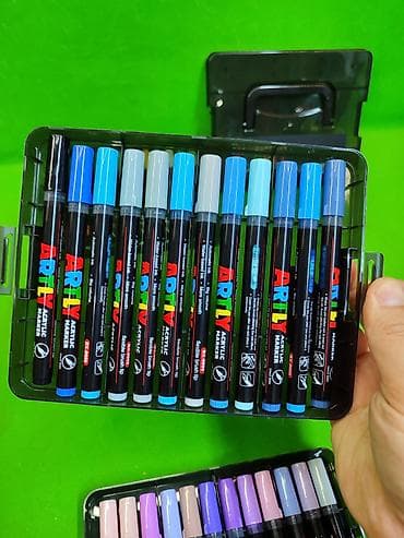red centr: Маркеры акриловые 60 штук для детского рисования и творчества🖍️ — 9