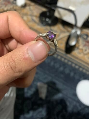 свадебное платья для беременных: Кольца (набор) 1) Женское кольцо с фиолетовым камнем Женские кольца — 1
