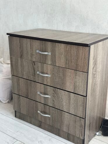 Шифоньер, Прямой, цвет - Серый, ЛДСП at lalafo.kg Шифоньер, Прямой, цвет - Серый, ЛДСП