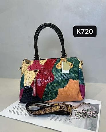 Шопперы: Большая женская сумка-шоппер с ярким пэчворк-дизайном - Формат — 5