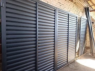 Распашные ворота: Металлические ворота и калитки - Материал: сталь, сварная конструкция — 3