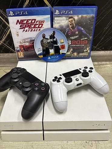 Видеоигры и приставки: PS4fat память на 1tb - Два беспроводных геймпада - Диски/игры: - — 1