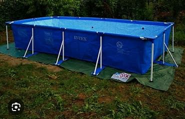 вода для куллера: Каркасный прямоугольный бассейн Intex.4.5/2.2/0.90 - Форма — 1