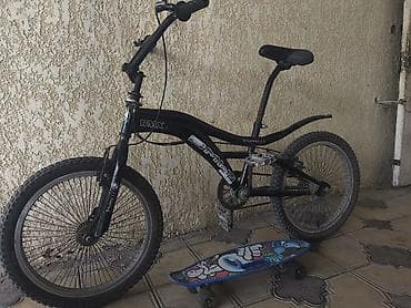 Велосипеддер: BMX велосипед + мини-скейтборд (пенниборд) - Велосипед BMX, стальная — 3