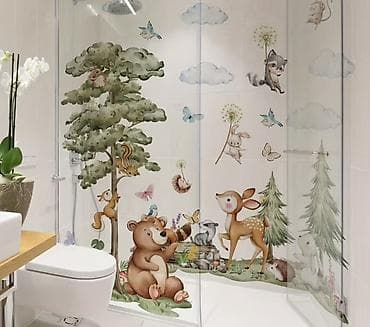 Үй жана бакча: Продаются Наклейки на стену для детской комнаты - Большие — 6