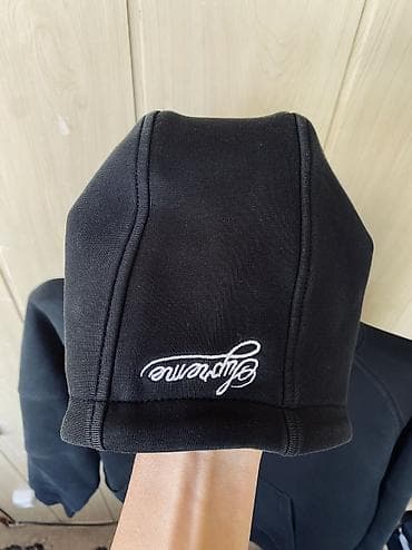 Толстовки: Nike x Supreme зипка спортивка Чёрный цвет, размер L на рост 173-174 — 5