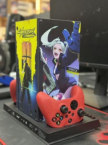 Xbox: Игровая консоль Xbox Series X с кастомным оформлением Cyberpunk — 3