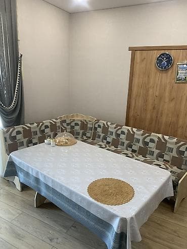 угловые кухонные столы: Кухонный мягкий уголок, Б/у, ЛДСП, цвет - Коричневый — 3