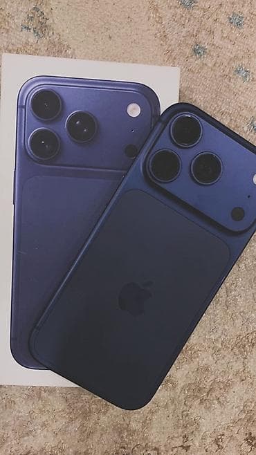 IPhone 17 Pro, Б/у, 256 ГБ, Синий, Коробка, Чехол, Зарядное устройство, 99 % at lalafo.kg IPhone 17 Pro, Б/у, 256 ГБ, Синий, Коробка, Чехол, Зарядное устройство, 99 %