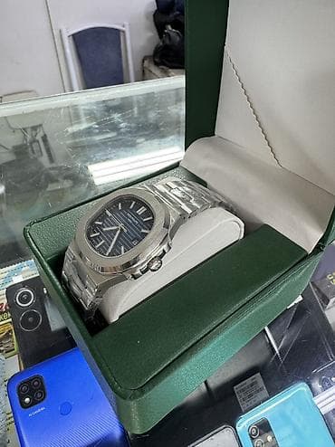 аксессуары для мужчин: Классические часы часы, Patek Philippe, Титан, Мужские, Новый — 3