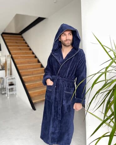 женские махровые халаты больших размеров: Мужской домашний костюм, S, XS, M, Новый, Самовывоз, Бесплатная доставка, Платная доставка — 1