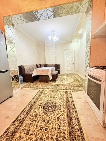 2 комнатные квартиры в бишкеке продажа мкр тунгуч: 1 комната, Постельное белье, Кондиционер, Парковка — 4