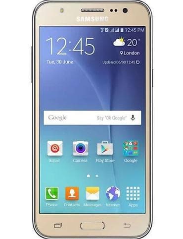 Samsung Galaxy J5, Б/у, 16 ГБ, цвет - Золотой, 2 SIM
