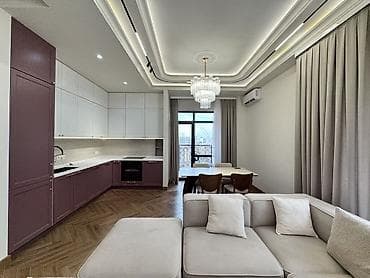 flat osh: 4 комнаты, 134 м², Ала-Арча ТРЦ Элитка, 13 этаж, Дизайнерский ремонт — 4