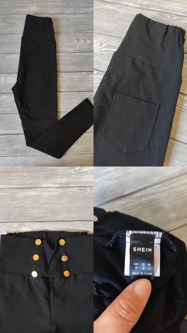 джинсы голубые: Джинсы и брюки, цвет - Черный, Б/у — 6