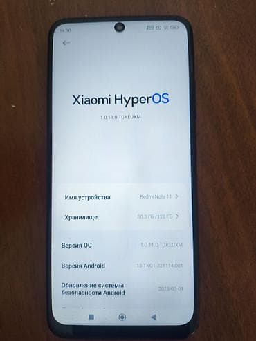 redmi note 9 t: Redmi, Redmi Note 11, Б/у, 128 ГБ, цвет - Голубой — 3