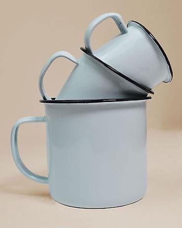 Набор кружек для напитков (разные модели из нержавеющей стали и эмали) — 4