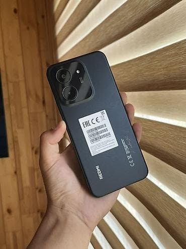 Redmi, Redmi 15C, Новый, 256 ГБ, цвет - Черный, 2 SIM
