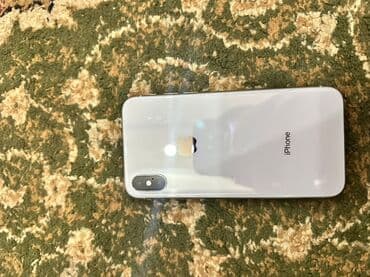 обмен рассмотрим: IPhone X, Б/у, 64 ГБ, Белый, Чехол, 74 % — 1