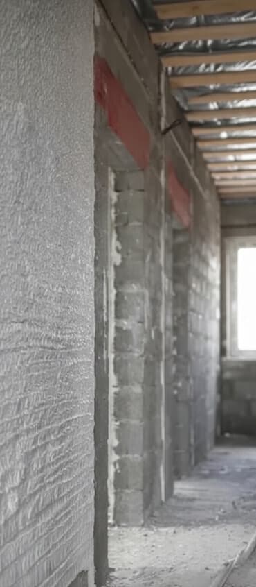 угловая полка для телевизора: Механизированная штукатурка стен и потолков - Выполнение внутренних — 1