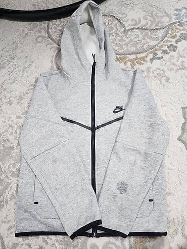 Мужская толстовка, M, Nike, Новый, цвет - Серый, Платная доставка