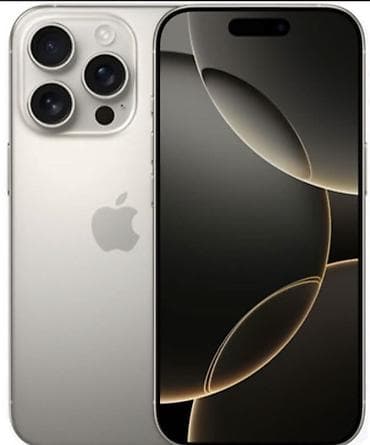 4к 4k: IPhone 16 Pro Max, Б/у, 1 ТБ, White Titanium, Коробка, Кабель, 90 % — 1