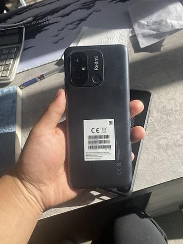 Redmi, Redmi 12C, Б/у, 128 ГБ, цвет - Черный — 3