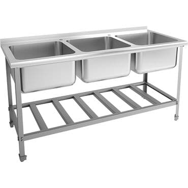 купить бу оборудование для мойки ковров: Большой выбор кухонных моечных ванн!!! 3-х секционные с бортом и — 11