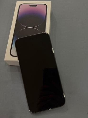 iphone 11 pro: IPhone 14 Pro Max, Б/у, 256 ГБ, Deep Purple, Защитное стекло, Чехол, Коробка, 80 % — 2