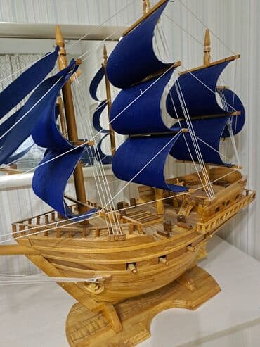 купить кораблик для рыбалки с эхолотом бу: Срочно продаю сувенир. Корабль. Ручная работа. Деланный на — 2