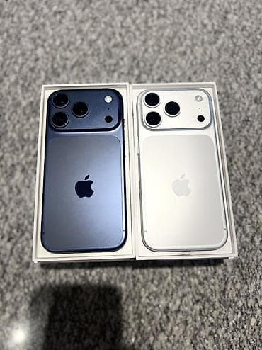 IPhone 17 Pro, Колдонулган, 256 ГБ, Күмүш, Куту, 100 % — 1