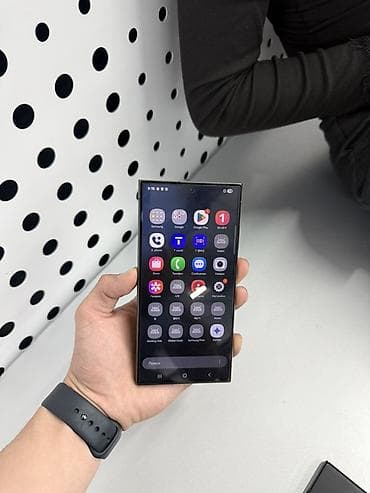 s6 lite: Samsung Galaxy S24 Ultra, Б/у, 256 ГБ, цвет - Серый, 1 SIM, eSIM — 2