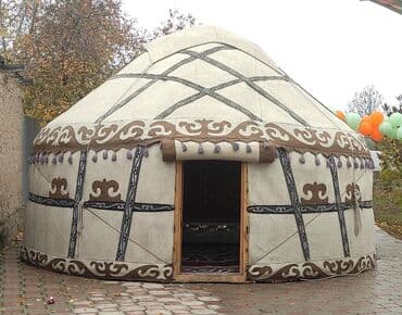 где можно купить палатку для отдыха: Аренда юрты, Каркас Деревянный, 65 баш, Посуда, С полом, Самовар — 2