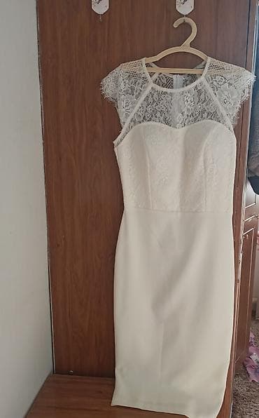 Вечернее платье, Коктейльное, Полиэстер, С рукавами, S — 2