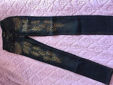 Платья: Джинсы Турция размер 38-36новые очень красивые со стразами цена 1300 — 2