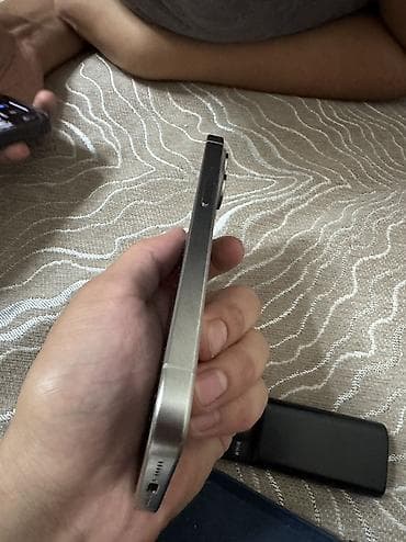 apple iphone 13 pro max: IPhone 15 Pro, Б/у, 128 ГБ, Natural Titanium, 85 % — 4