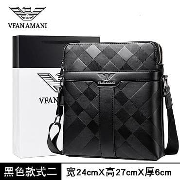 Классическая сумка, Armani, Множество карманов, Мужские, Новый