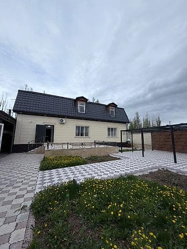продаю дом кызыл суу: 385 м², 12 бөлмө, Кондиционер, Унаа токтотуучу жай, Жертөлө, ороо — 1